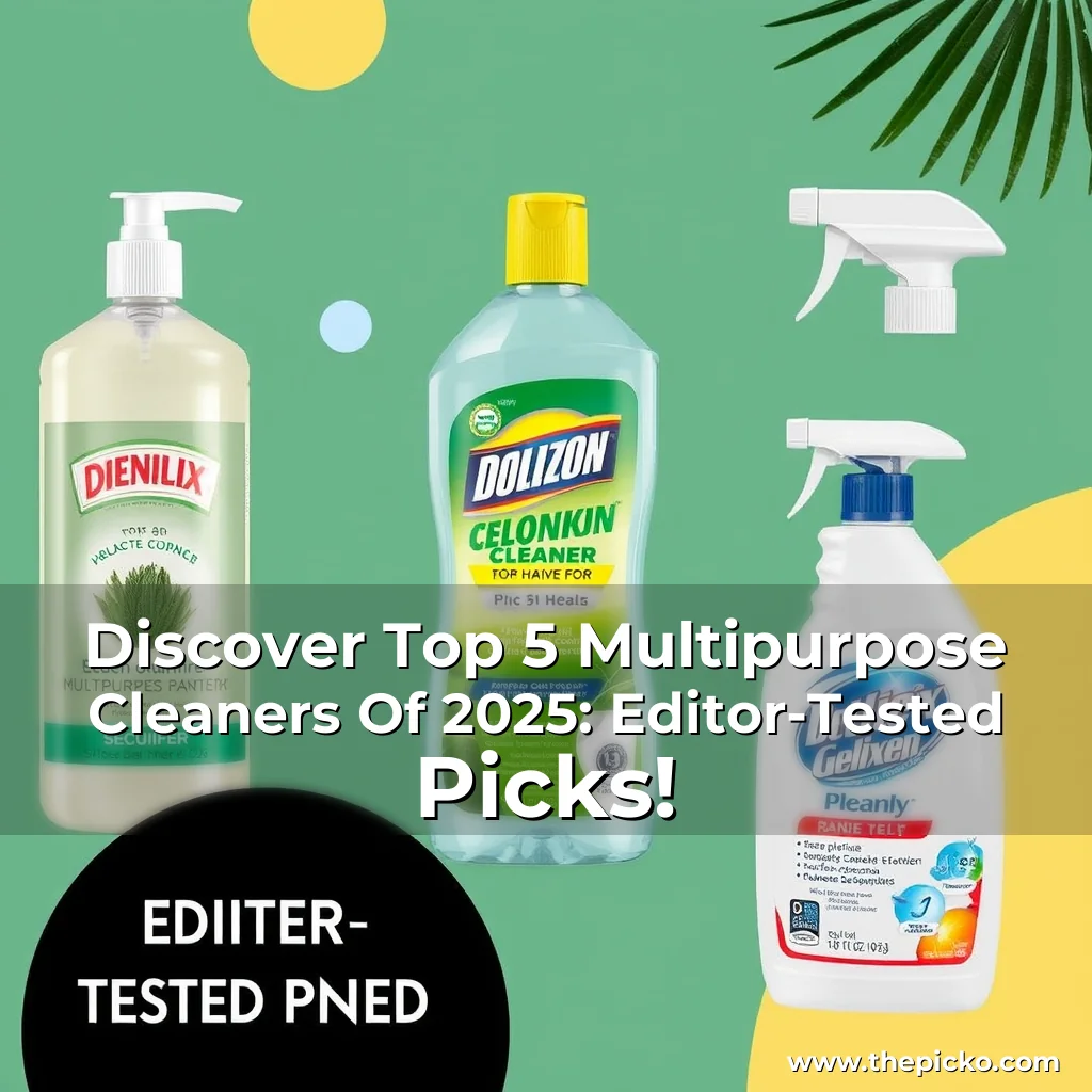 Artistic representation for Discover Top 5 Multipurpose Cleaners Of 2025: Editor-Tested Picks!