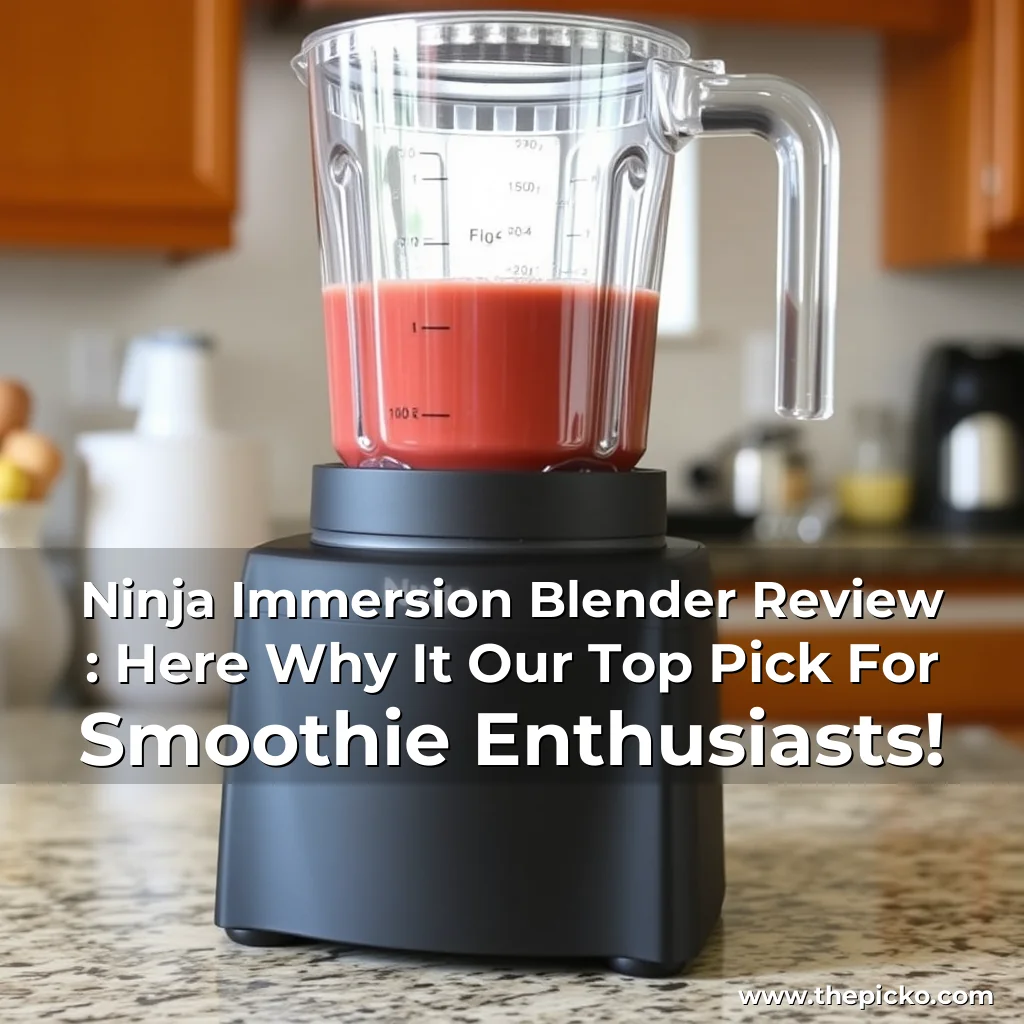 Artistic representation for Ninja Immersion Blender Review : Here Why It Our Top Pick For Smoothie Enthusiasts!