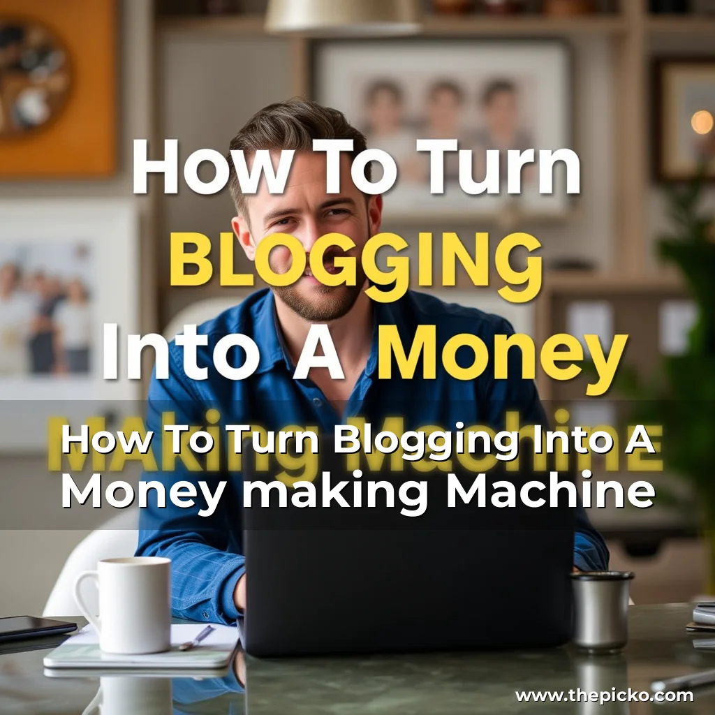 Artistic representation for How To Turn Blogging Into A Money making Machine