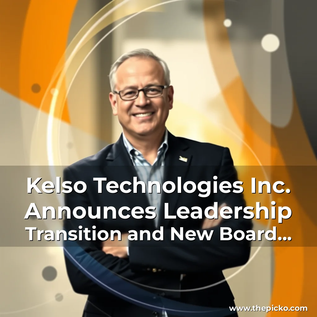Artistic representation for Kelso Technologies Inc. Announces Leadership Transition and New Board Member