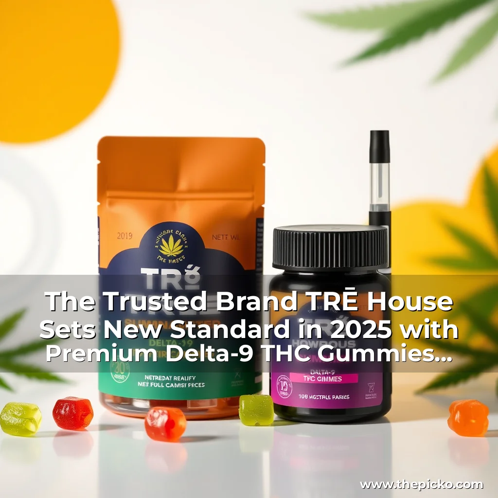 Artistic representation for The Trusted Brand TRĒ House Sets New Standard in 2025 with Premium Delta-9 THC Gummies and Vape Pens for Fast-Acting, Full-Spectrum Relief