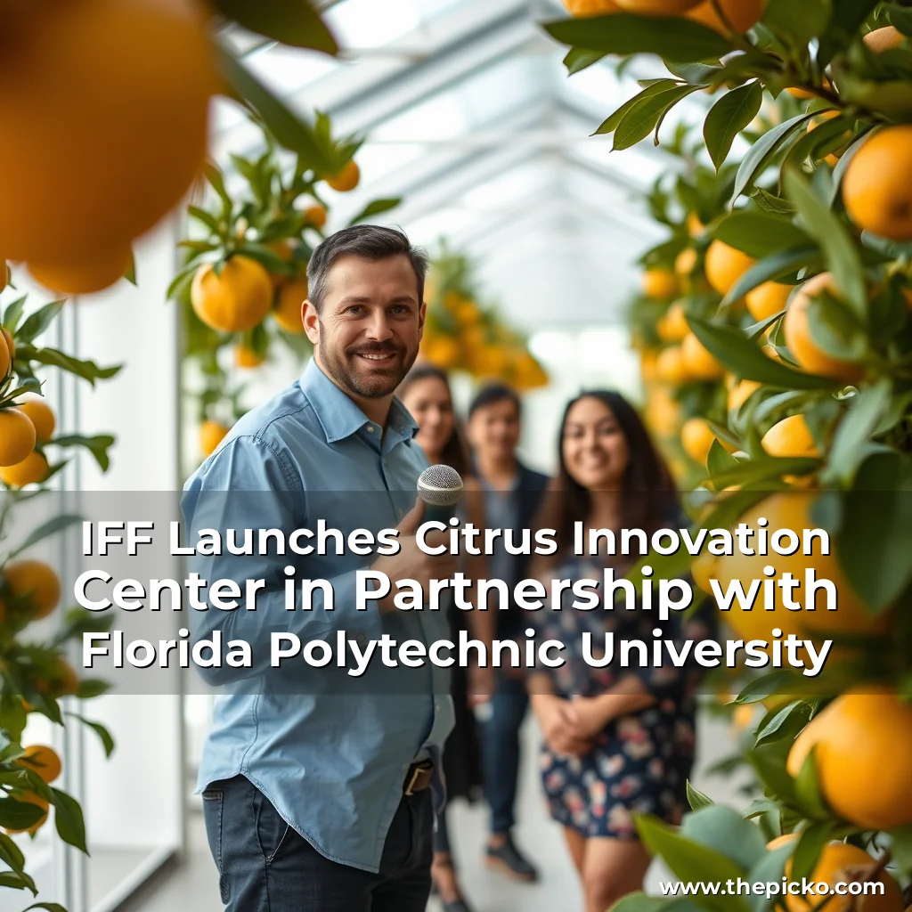 Artistic representation for IFF Launches Citrus Innovation Center in Partnership with Florida Polytechnic University