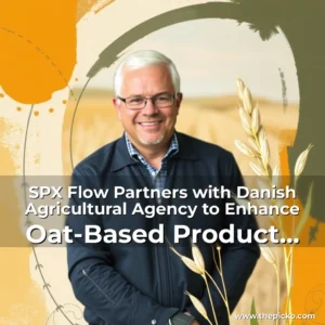 Artistic representation for SPX Flow Partners with Danish Agricultural Agency to Enhance Oat-Based Product Development