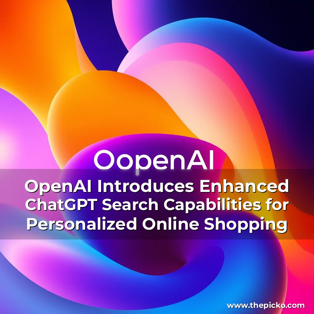 Artistic representation for OpenAI Introduces Enhanced ChatGPT Search Capabilities for Personalized Online Shopping