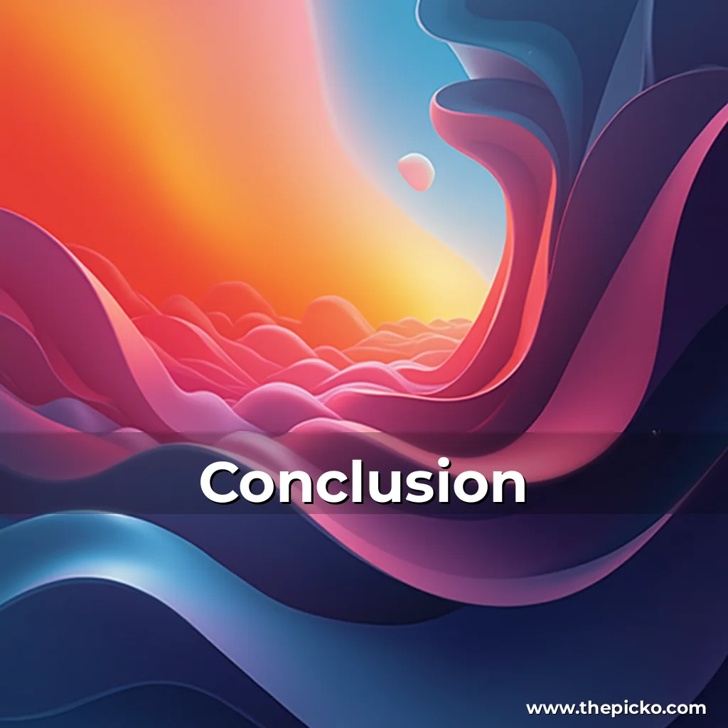 Artistic representation for Conclusion