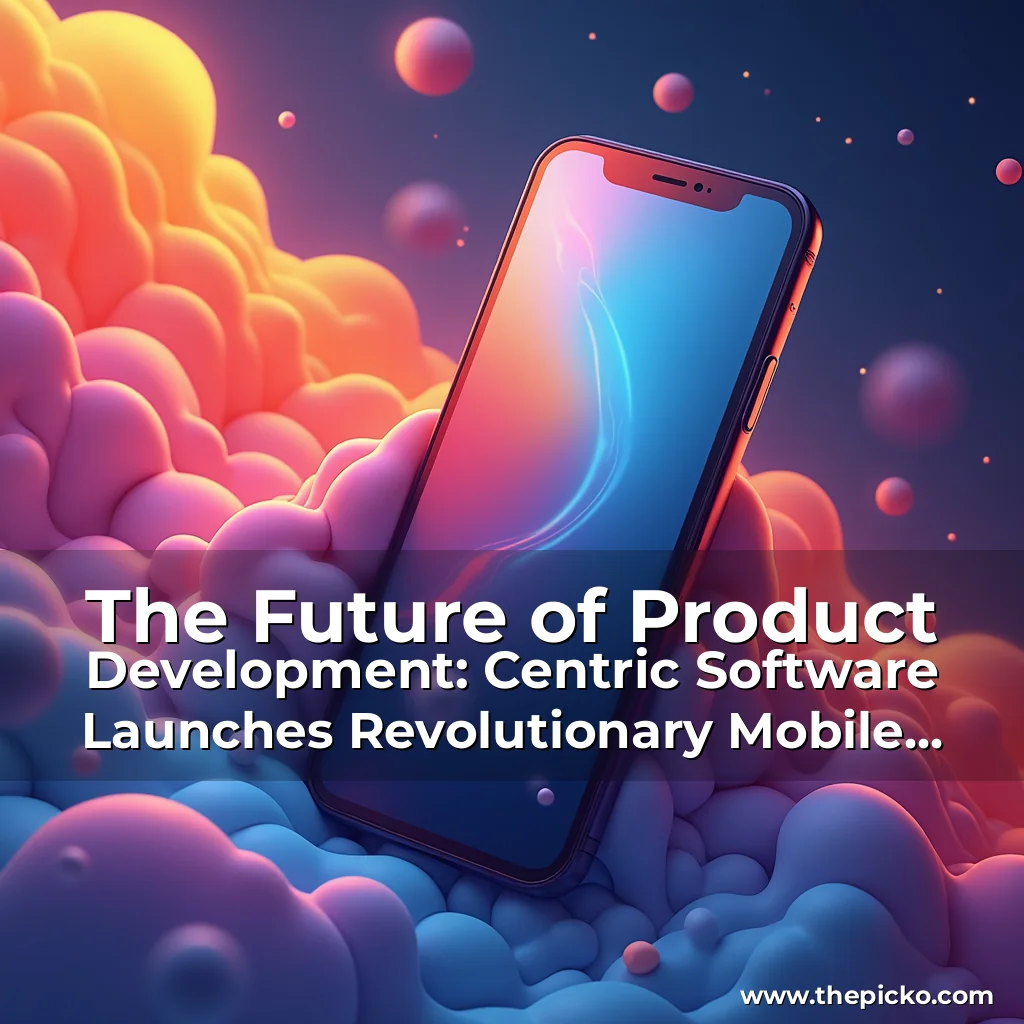 Artistic representation for The Future of Product Development: Centric Software Launches Revolutionary Mobile App