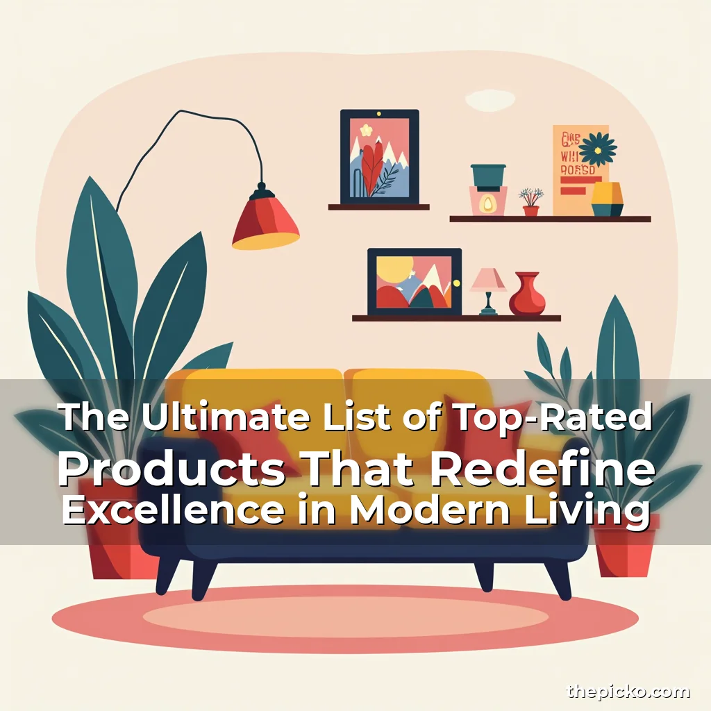 Artistic representation for The Ultimate List of Top-Rated Products That Redefine Excellence in Modern Living