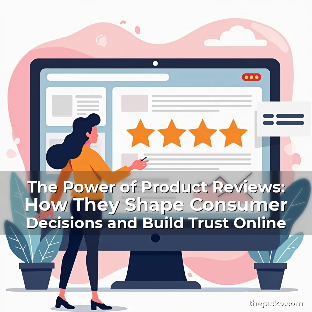 Artistic representation for The Power of Product Reviews: How They Shape Consumer Decisions and Build Trust Online