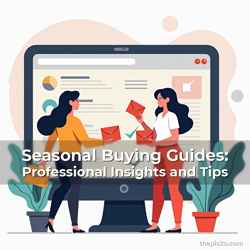 Artistic representation for Seasonal Buying Guides: Professional Insights and Tips