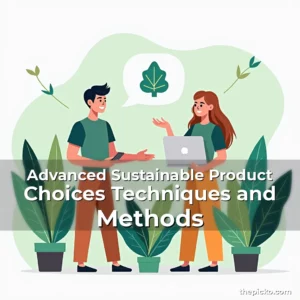 Artistic representation for Advanced Sustainable Product Choices Techniques and Methods