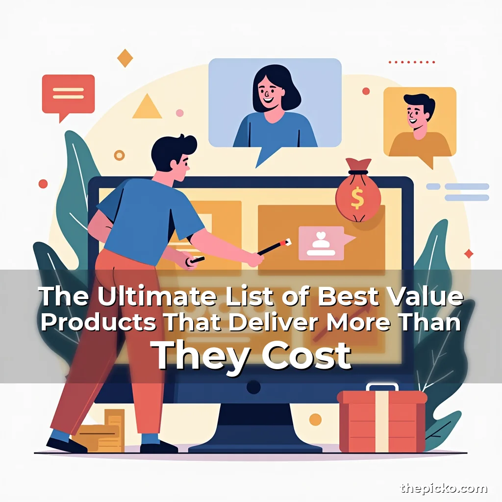Artistic representation for The Ultimate List of Best Value Products That Deliver More Than They Cost