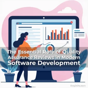 Artistic representation for The Essential Role of Quality Assurance Reviews in Modern Software Development