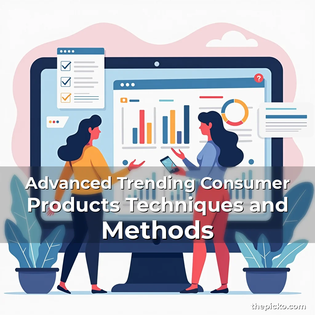 Artistic representation for Advanced Trending Consumer Products Techniques and Methods