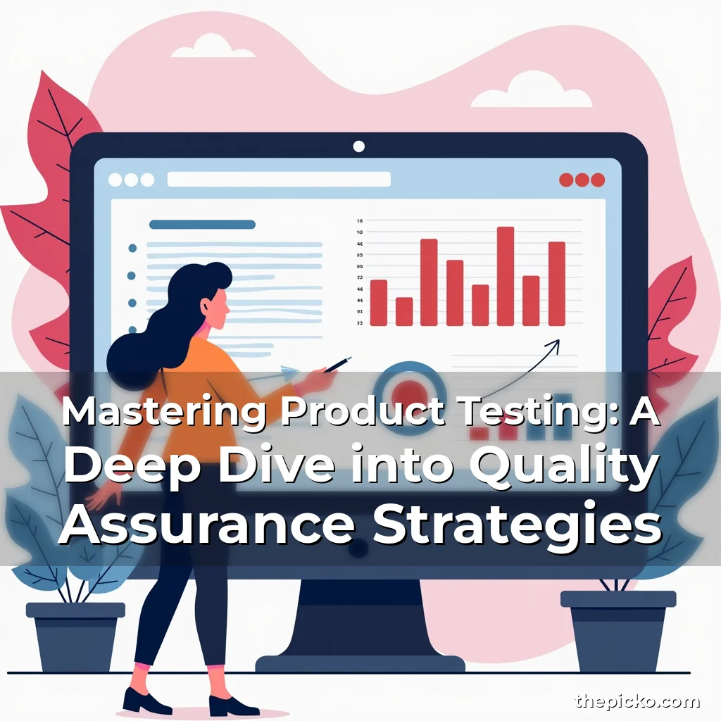 Artistic representation for Mastering Product Testing: A Deep Dive into Quality Assurance Strategies