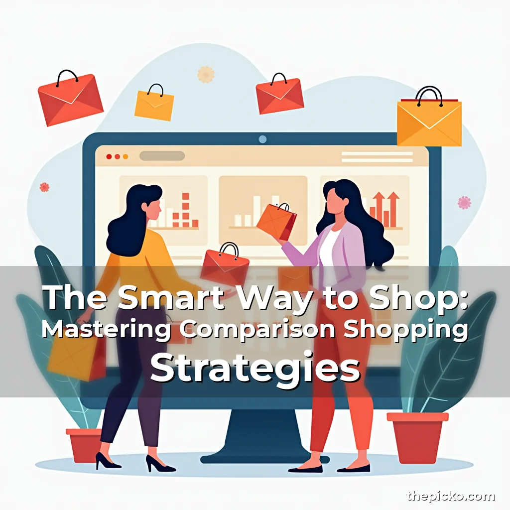 Artistic representation for The Smart Way to Shop: Mastering Comparison Shopping Strategies